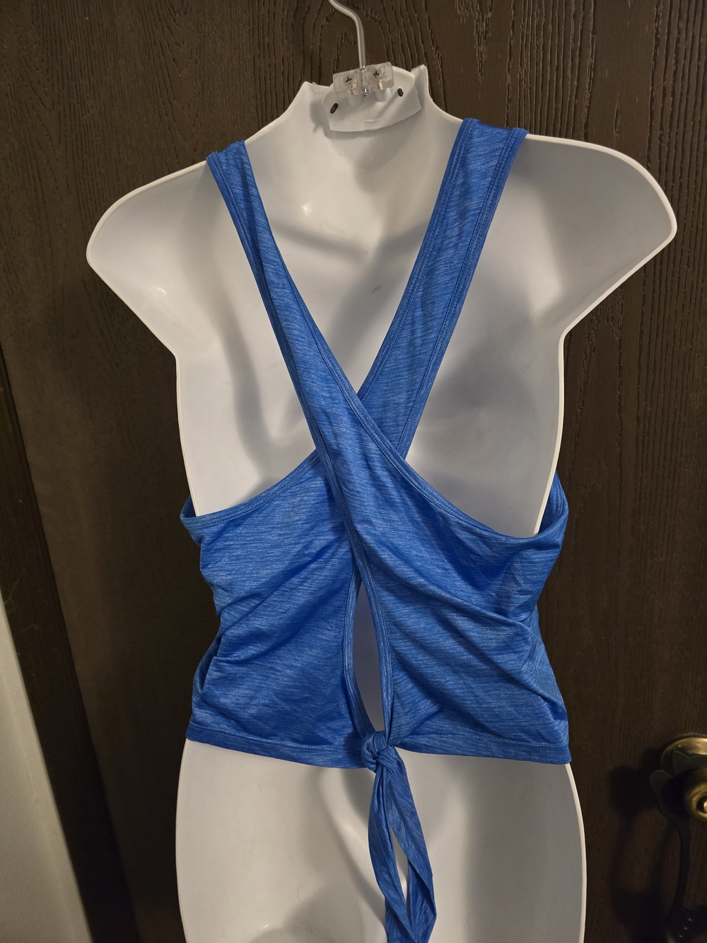Fabletics Blue Heather Racerback Tank - Picture 2 of 4